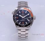 (VS Factory) Omega Seamaster Super Clone Planet Ocean 600M Watch Black and Orange Ceramic Bezel